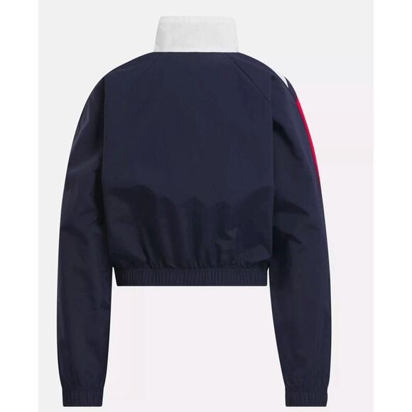 Reebok Womens Classics Franchise Track Colorblock Navy Size L Activewear $75 - Picture 4 of 6